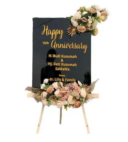 Papan Bunga Akrilik Sugeng