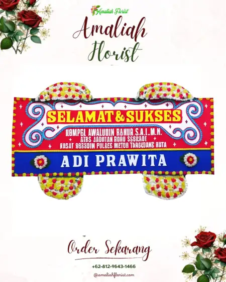 Papan Bunga Ucapan Selamat Sugeng